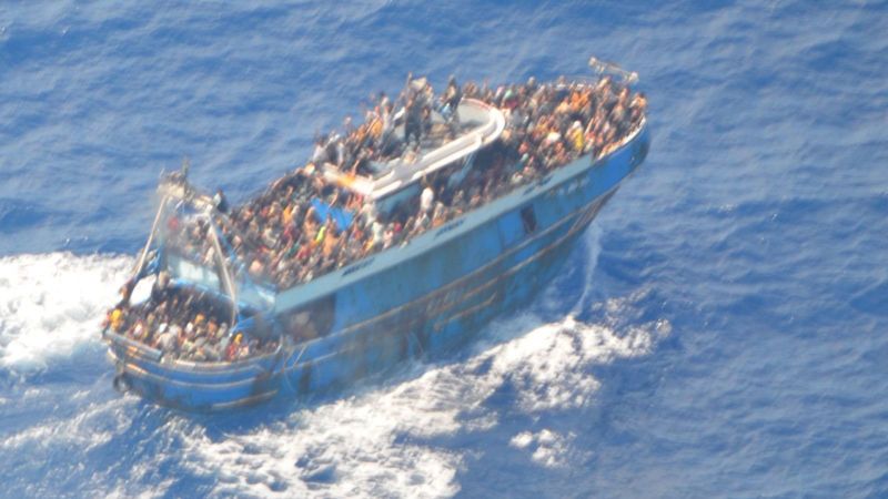 Migrant boat sinks off Greece, leaving dozens dead and hundreds missing.