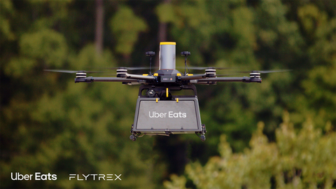 Featured image for Uber Reinitiates Drone Food Delivery Pilot with Flytrex