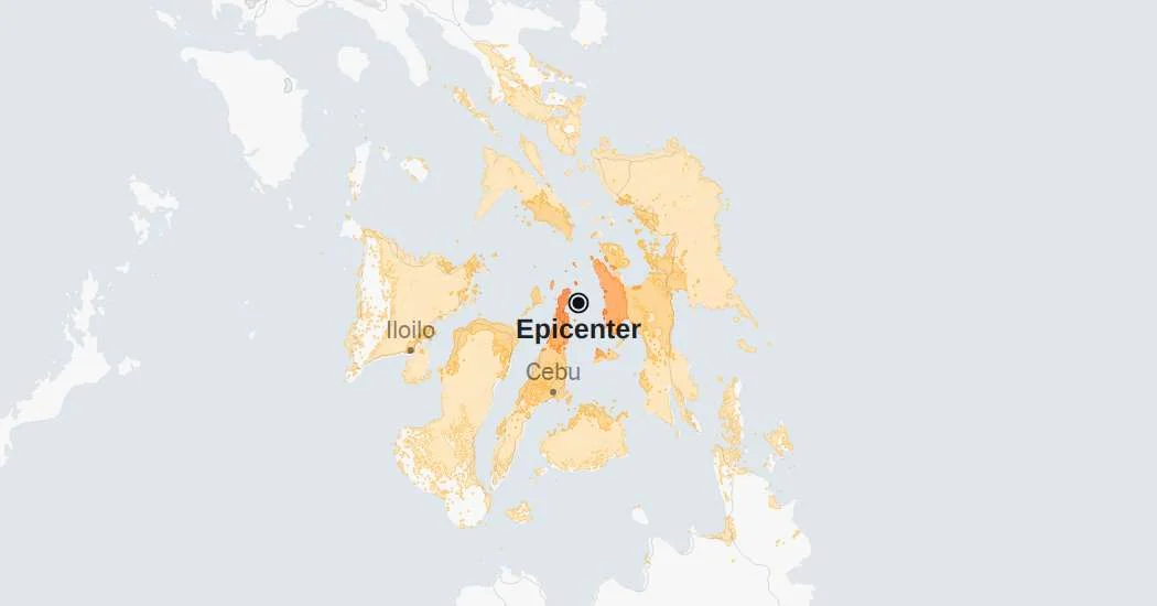 Powerful 6.9 Magnitude Earthquake Strikes Central Philippines, At Least 20 Dead