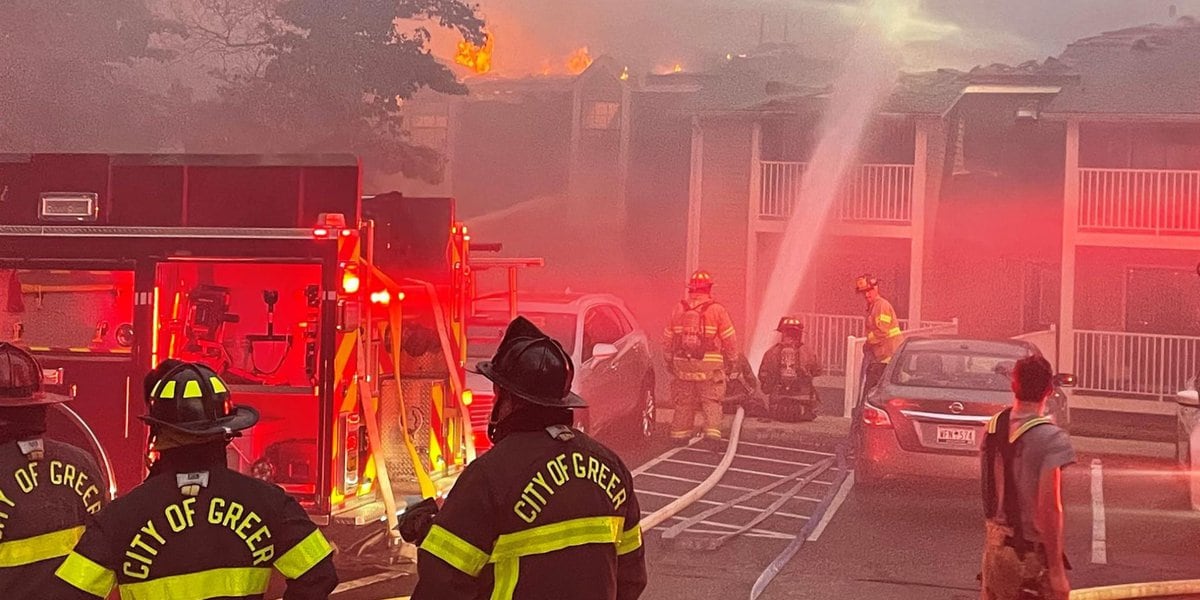 Fires Ravage Greenville and Anderson Counties: Apartments and Businesses Affected