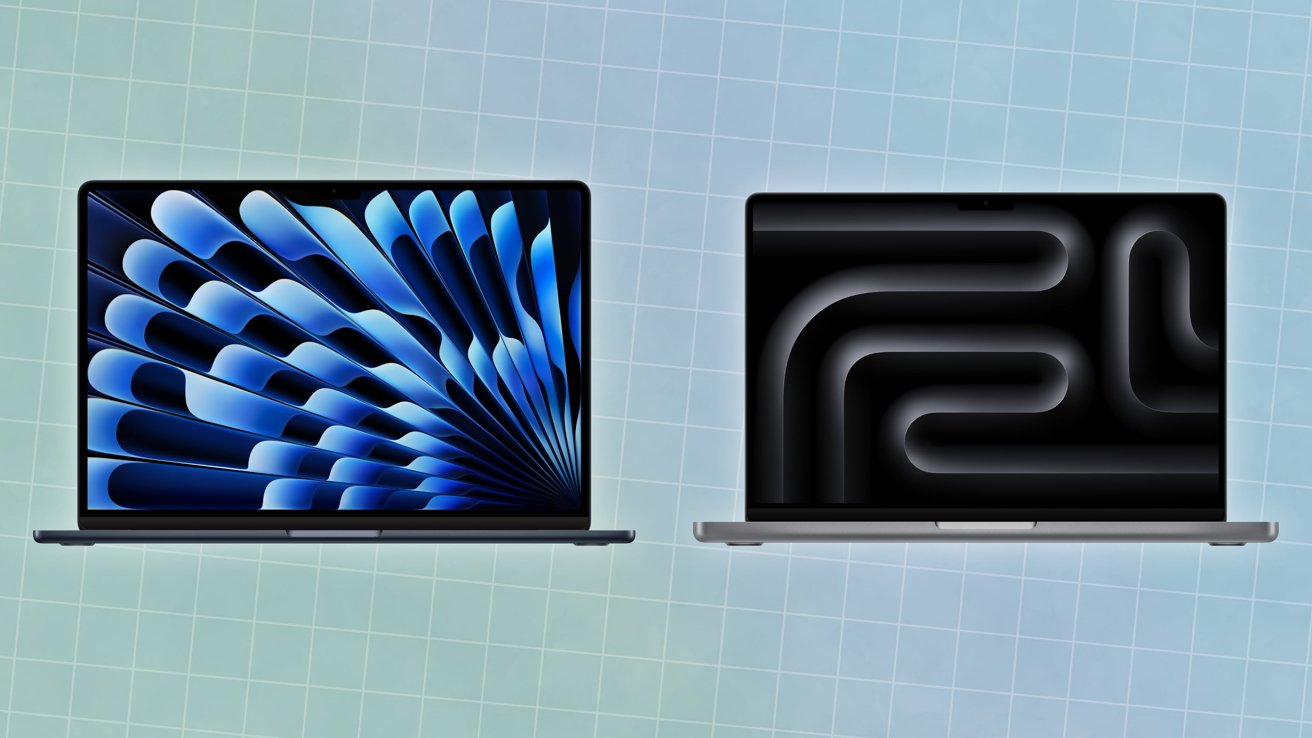 Featured image for "Comparing M3 15-inch MacBook Air and M3 14-inch MacBook Pro"