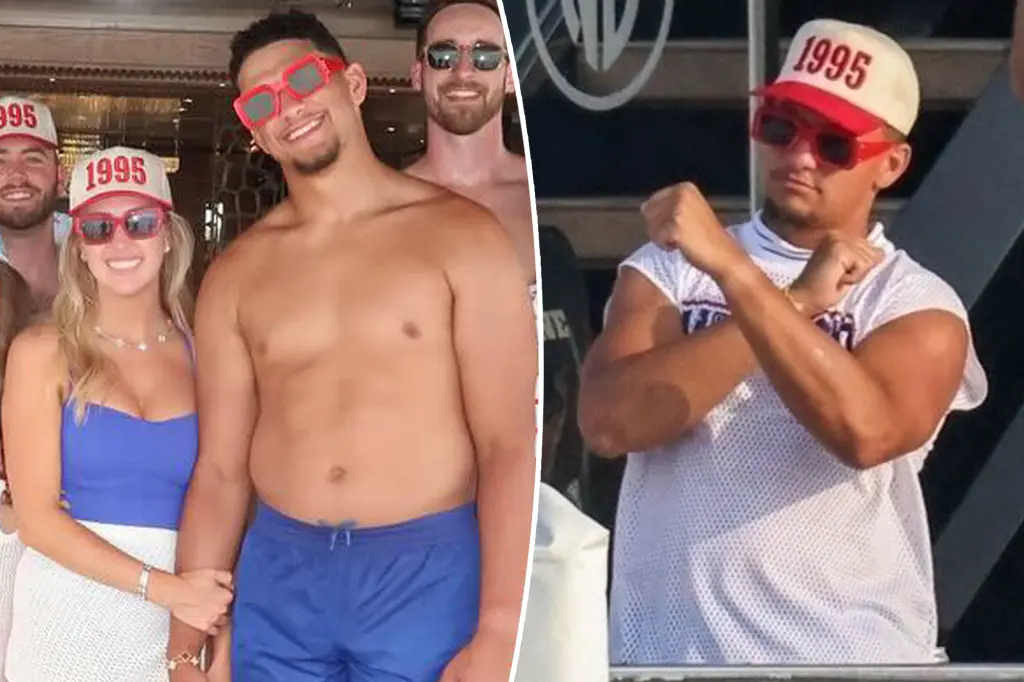 Featured image for Patrick and Brittany Mahomes Celebrate Independence Day with Yacht Party and Fitness Highlights