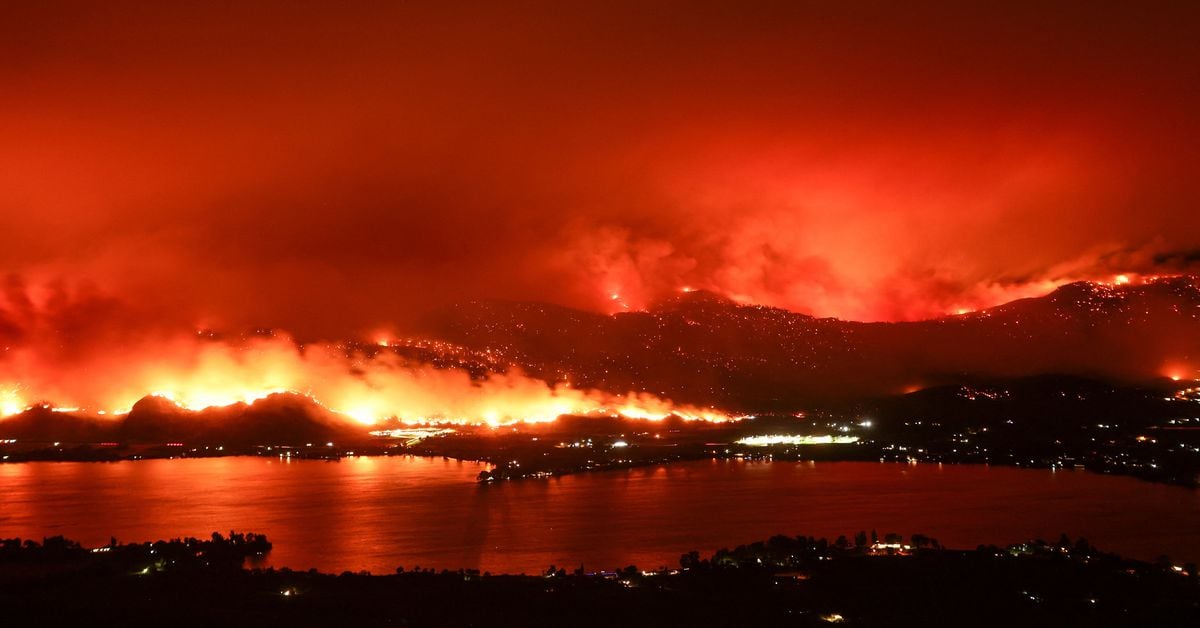 Wildfire Forces Evacuation Orders in Canadian Towns