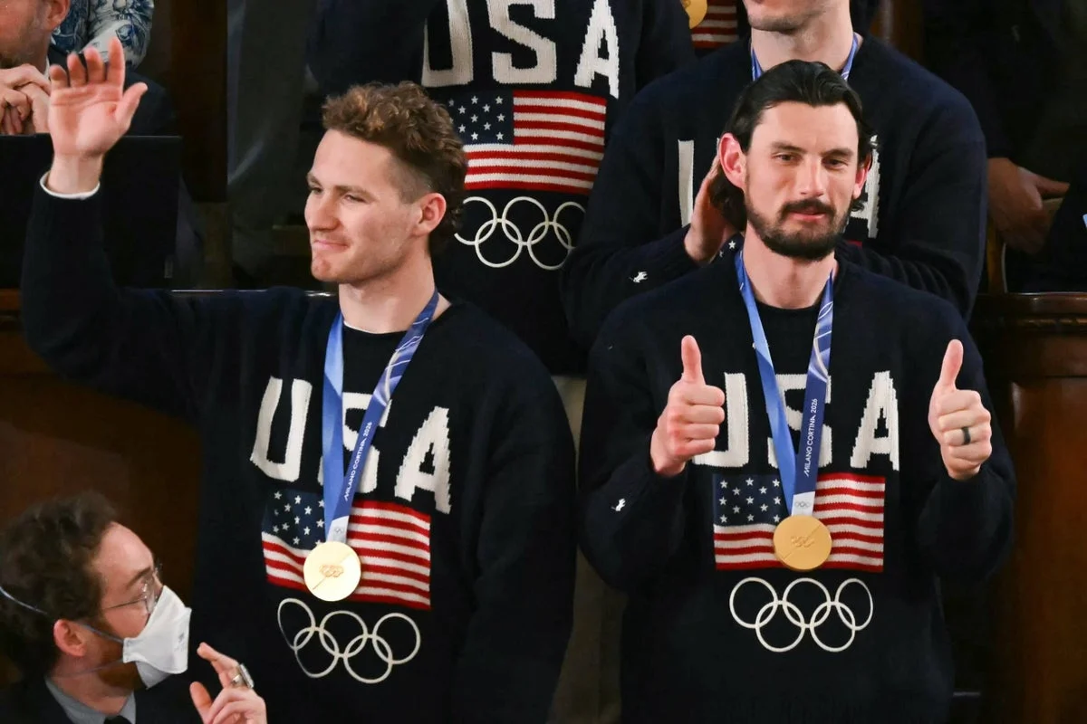 Trump salutes U.S. Olympic hockey gold at State of the Union, hints at White House invite for women’s team