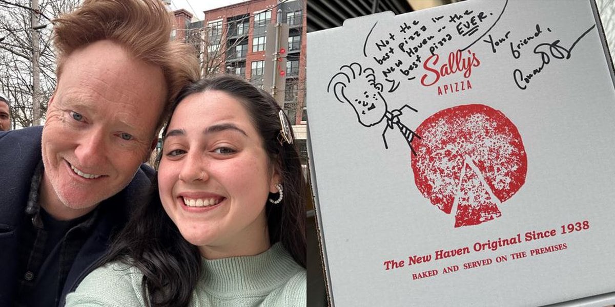 Featured image for Conan O'Brien's Visit to Sally's Apizza: The Inside Story.