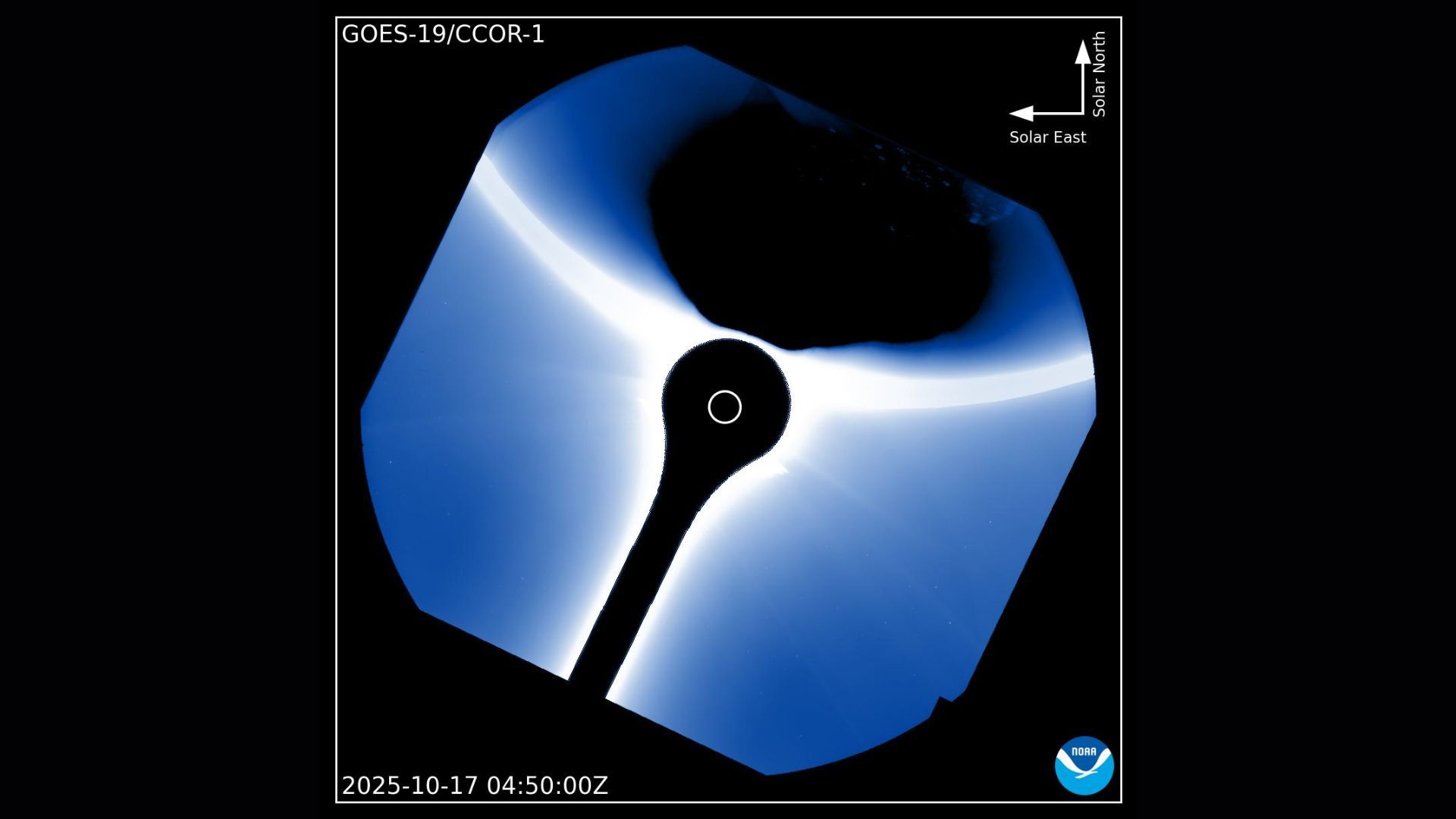 Featured image for Earth Appears in Satellite Image of the Sun on Oct. 23, 2025