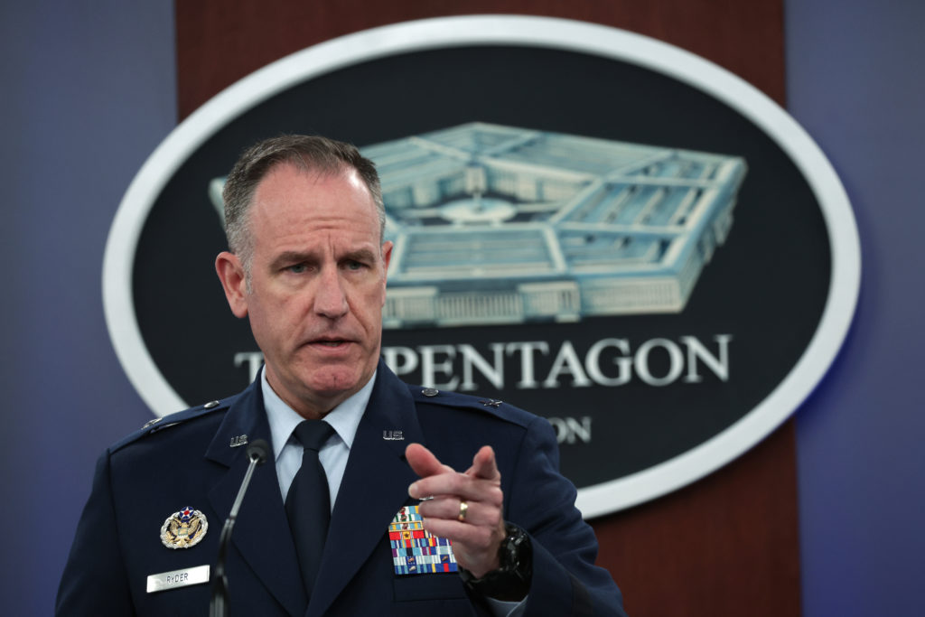 "Pentagon Briefing: Israel Strikes Hamas Targets in Gaza - Live Coverage"