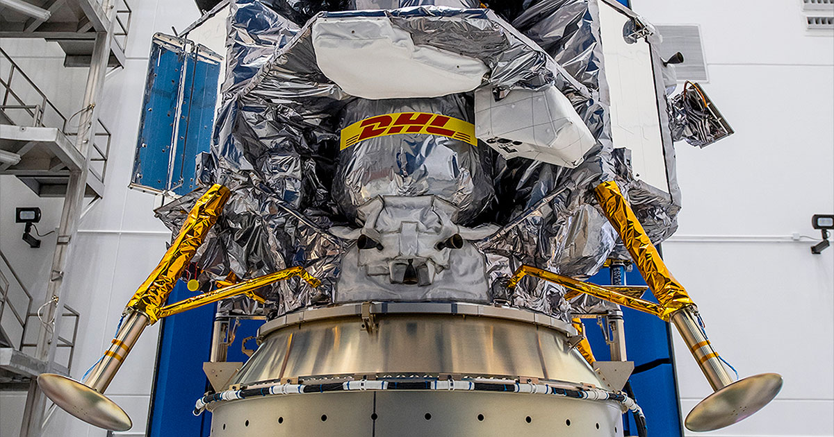 Featured image for "DHL Sends Everest Rock and 'Meme' Coin to Moon on Astrobotic Lander"