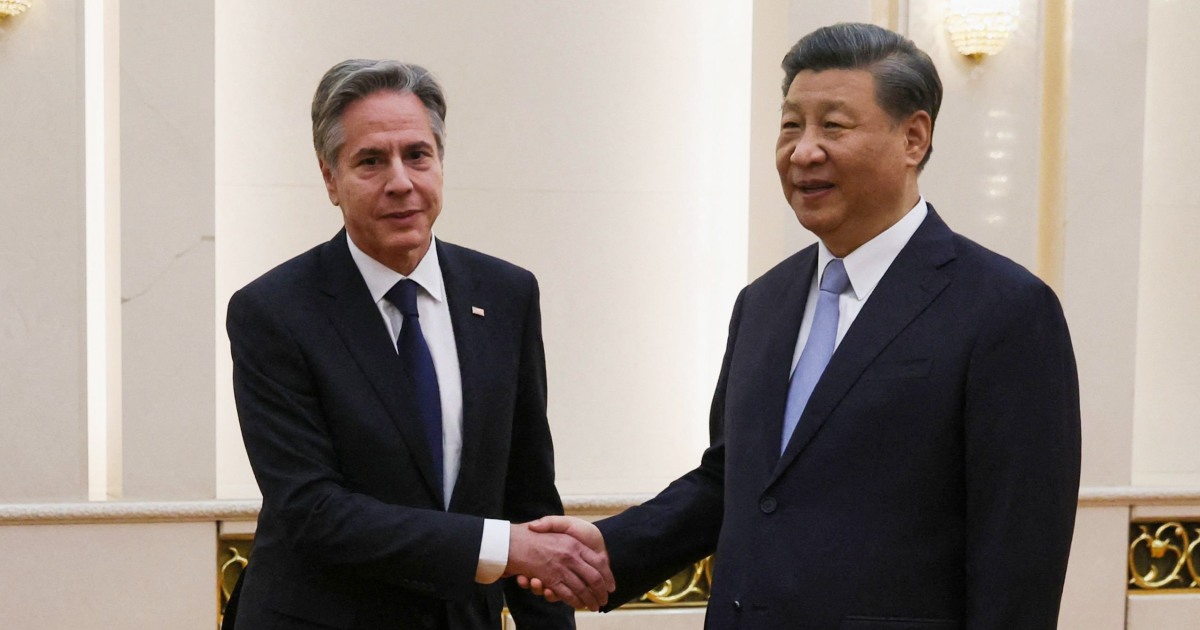 Blinken's Diplomatic Mission to China: Easing Tensions and Focusing on the Big Picture.