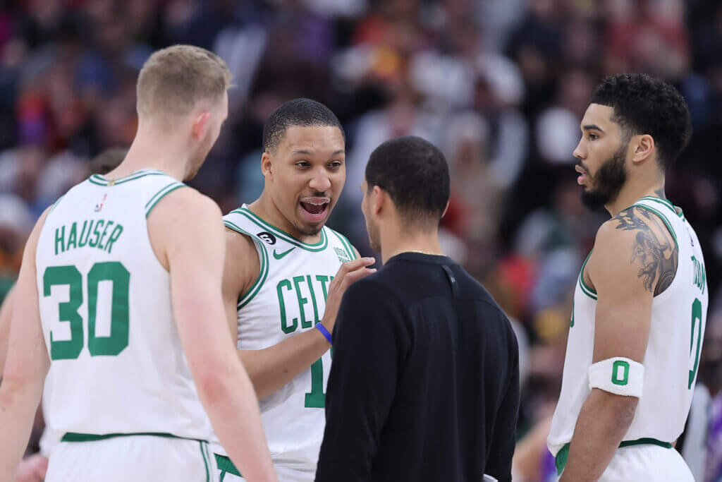 Featured image for Celtics coach's potential for legendary status and young Jazz players' clutch performance highlighted in recent NBA games.