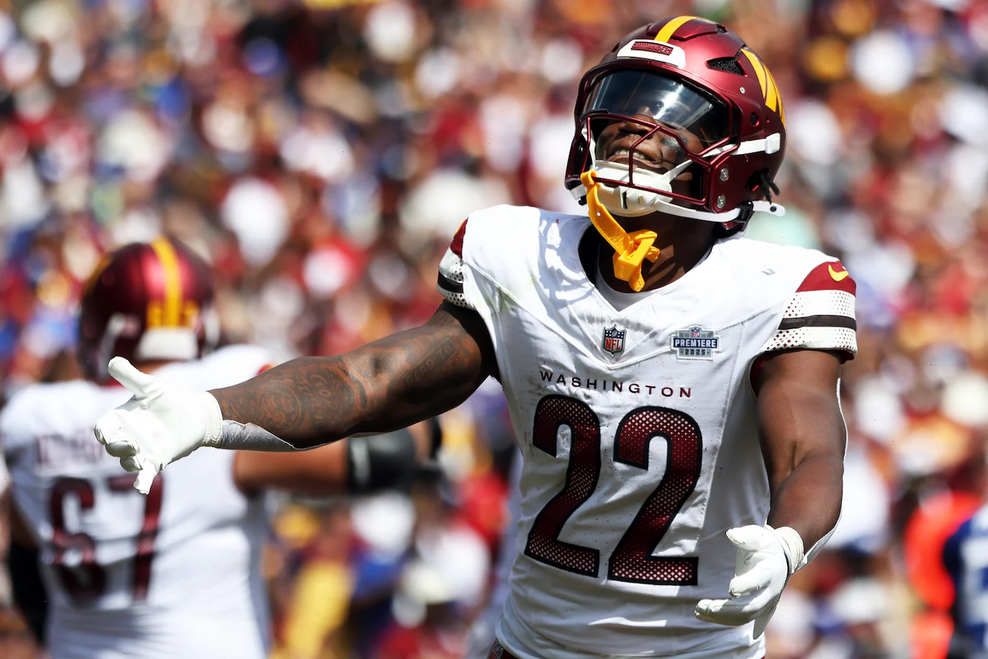 Featured image for Rookie Jacory Croskey-Merritt Shines Early for Commanders