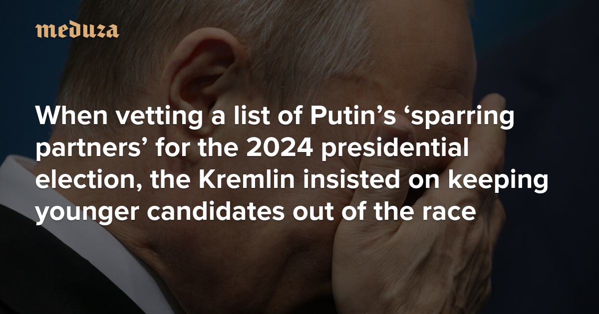 "Kremlin's Strategy: Making Putin Appear Youthful in 2024 Election"