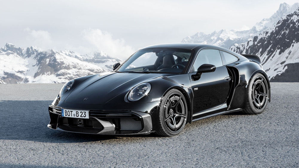 Featured image for "Brabus Unleashes 900 HP Monster: The Menacing Porsche 911 Turbo S"