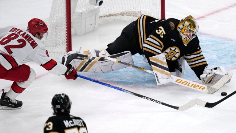 Featured image for "Jim Montgomery Criticizes Bruins' Game Management in Loss to Hurricanes"