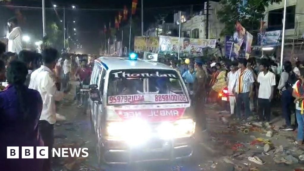 Featured image for Stampede at Vijay's political rally in Tamil Nadu kills 36 and injures over 50