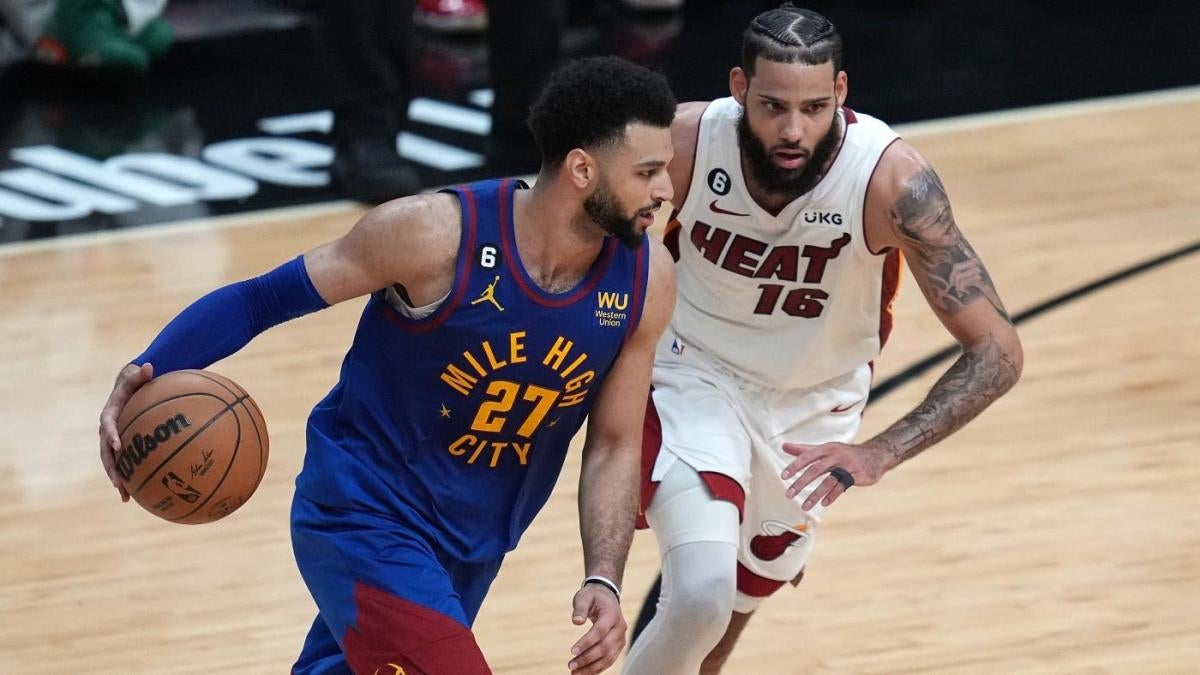 Expert predicts Nuggets win Game 4 of 2023 NBA Finals against Heat with Jokic as unstoppable force.