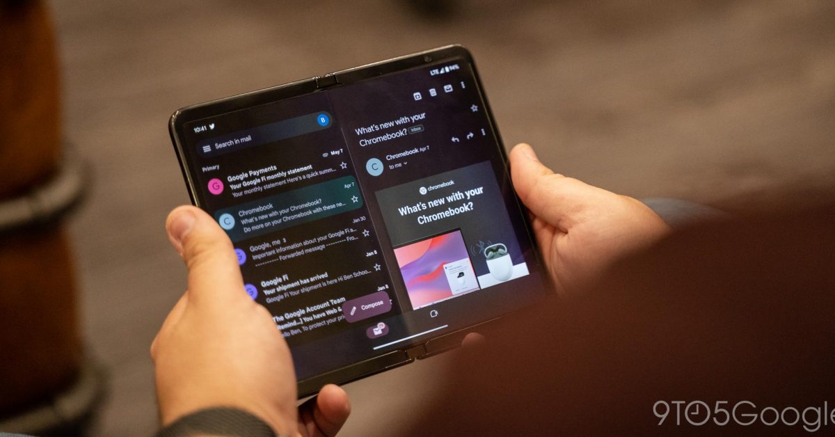 Featured image for "Enhanced Navigation Experience: Gmail for Android Introduces Foldable-friendly Nav Rail"