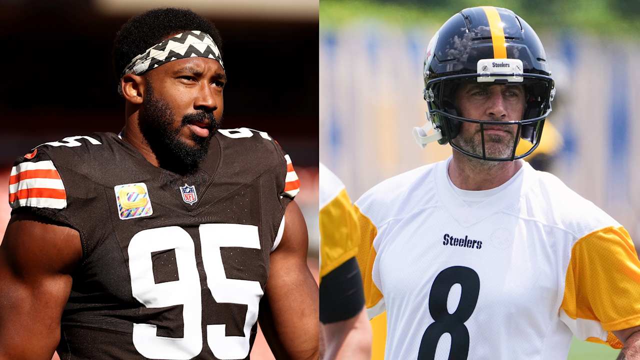 Myles Garrett Seeks to 'Put Aaron Rodgers in the Graveyard' in AFC North