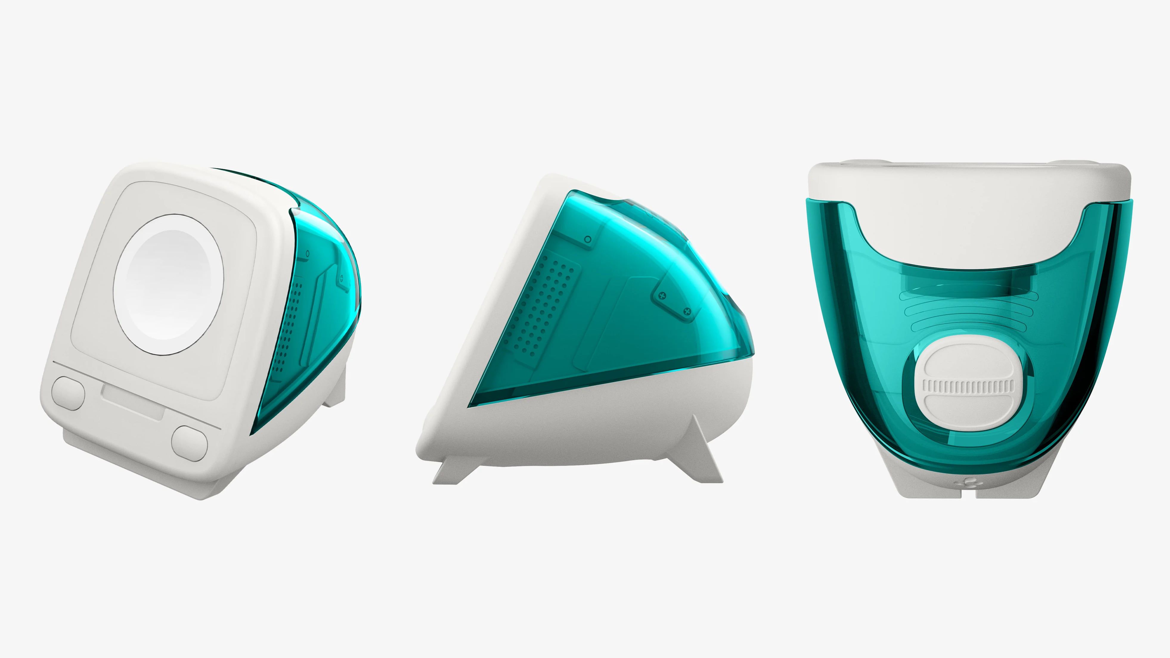 Featured image for Spigen Unveils Retro iMac G3-Inspired Apple Watch Charger Stand