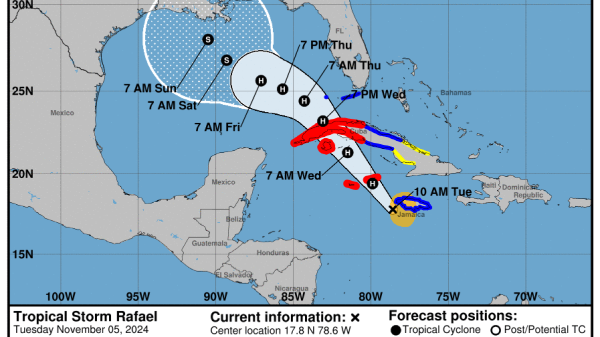 Featured image for Hurricane Rafael Intensifies, Threatens Cuba and Florida Keys