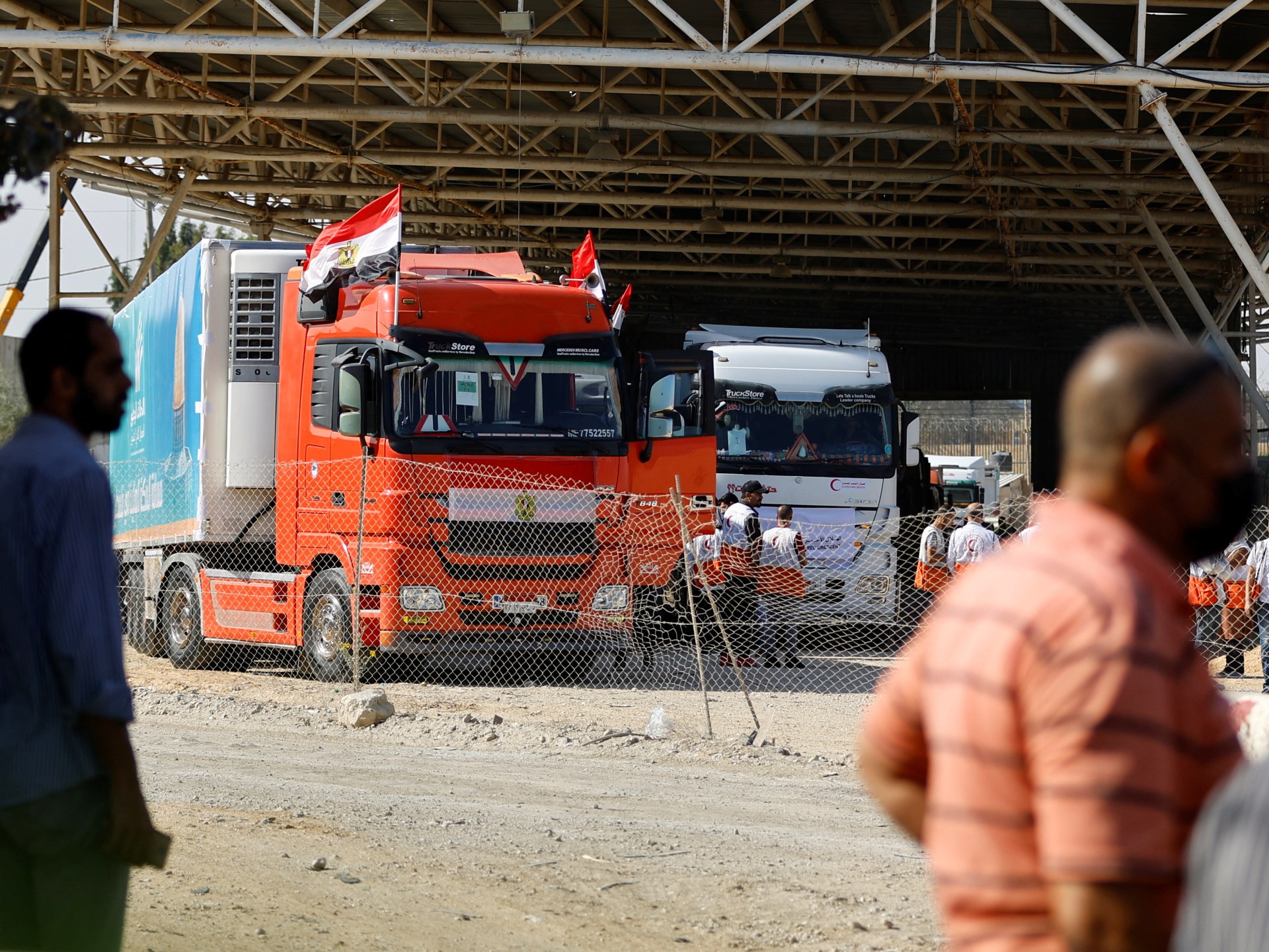 Limited Aid Trucks Cross Rafah Border as Israel-Egypt Deal Keeps Crossing Shut