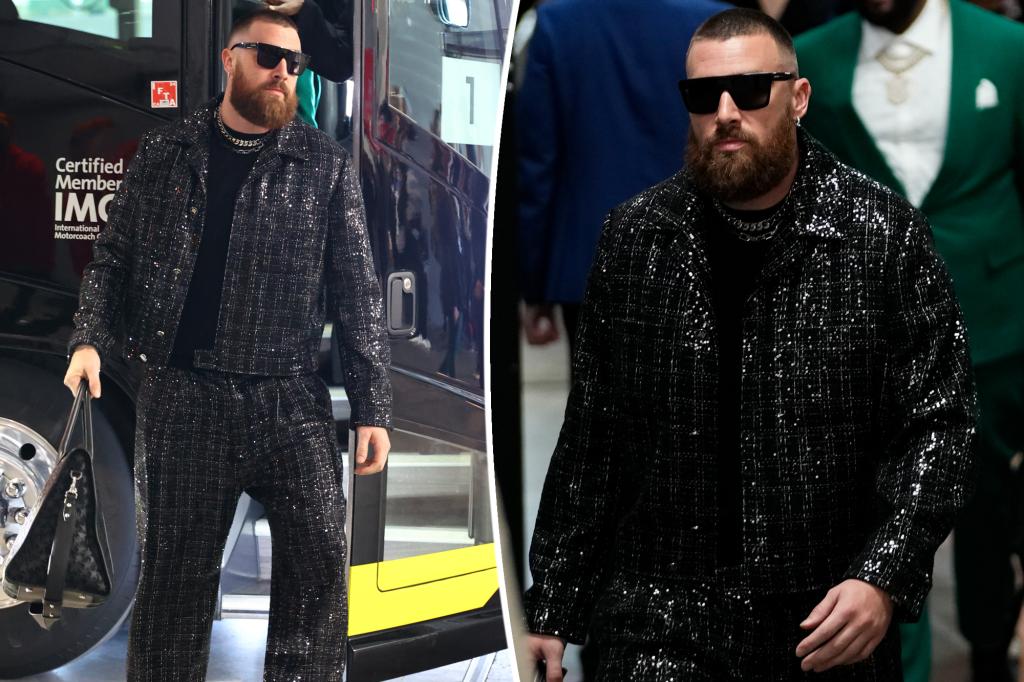Travis Kelce's Impact at Super Bowl 2024: From Bejeweled Arrival to Emotional Speech