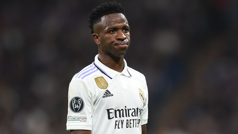 Spanish police arrest four over racist effigy of Vinícius Jr.