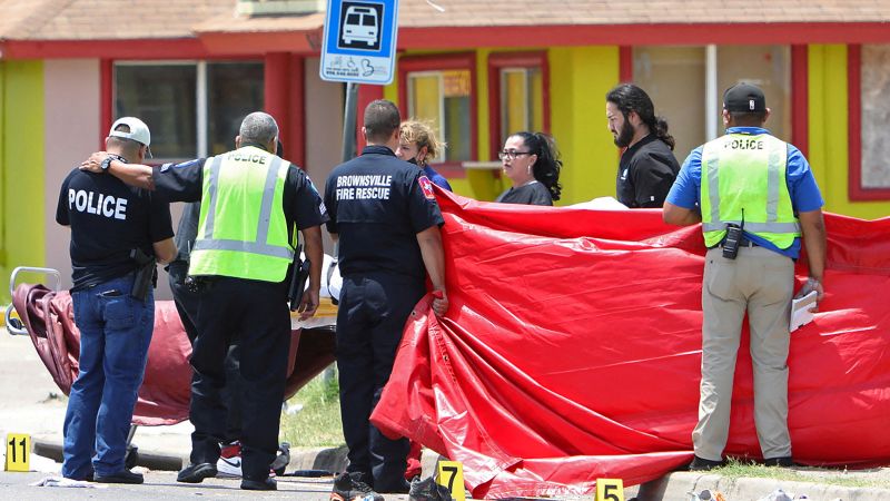 Tragedy Strikes as Car Plows into Crowd Outside Texas Migrant Shelter, Leaving 8 Dead.