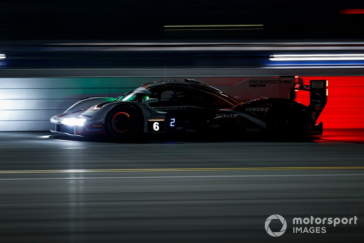 Featured image for "Rolex 24 Update: Porsche Leads, Cadillac and BMW Face Drama"