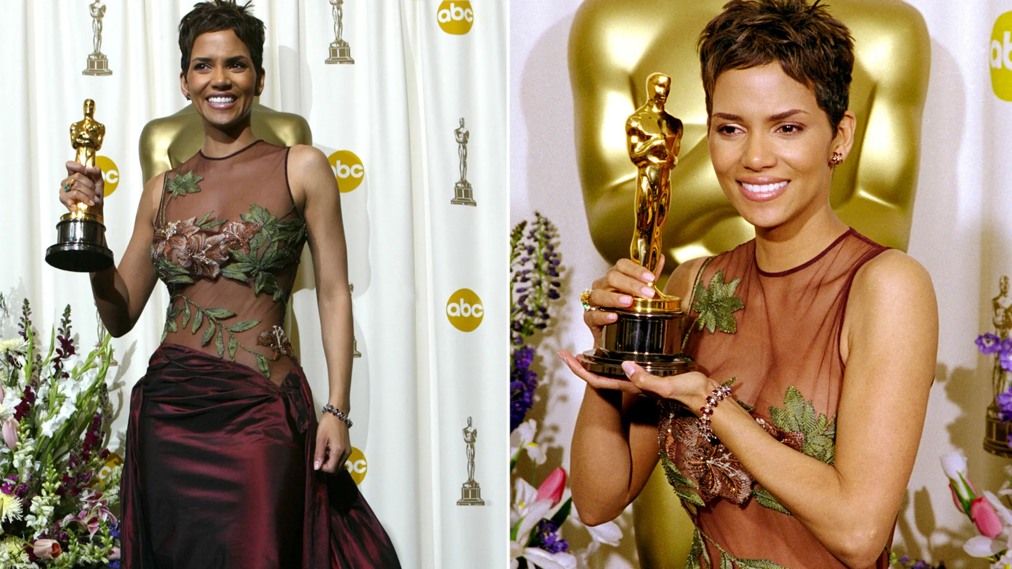 Featured image for Halle Berry and J.Lo Dazzle in Iconic Elie Saab Fashion Moments