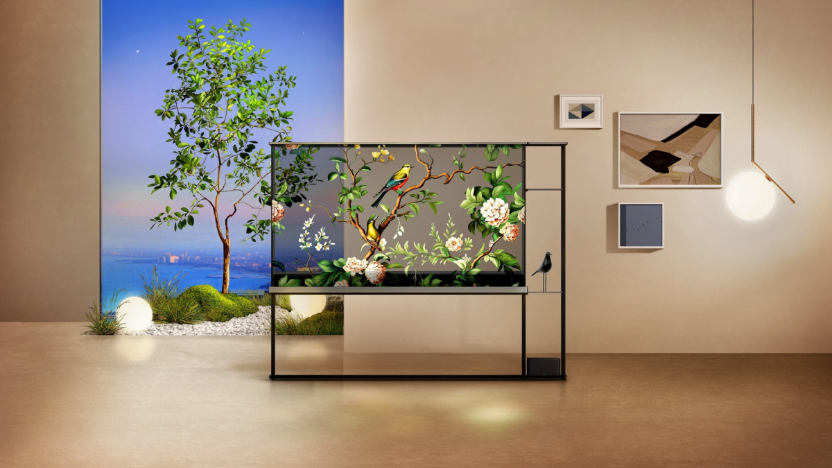 Featured image for "LG Unveils Groundbreaking Transparent OLED TV at CES 2024"