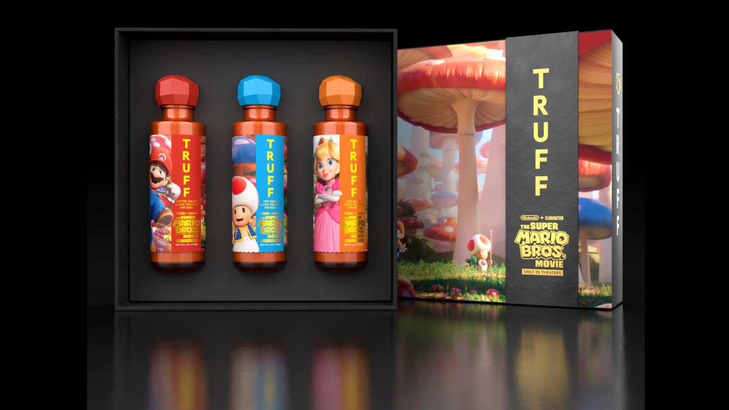 Featured image for Truff and Super Mario Bros team up for hot sauce collaboration.