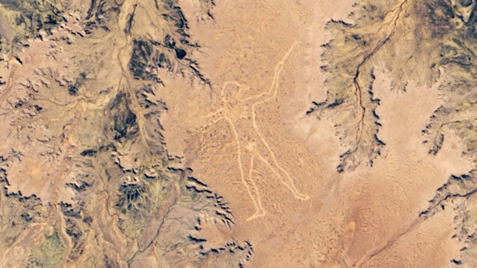 Featured image for Giant 'Marree Man' Sculpture Surprises from Space in Australian Outback