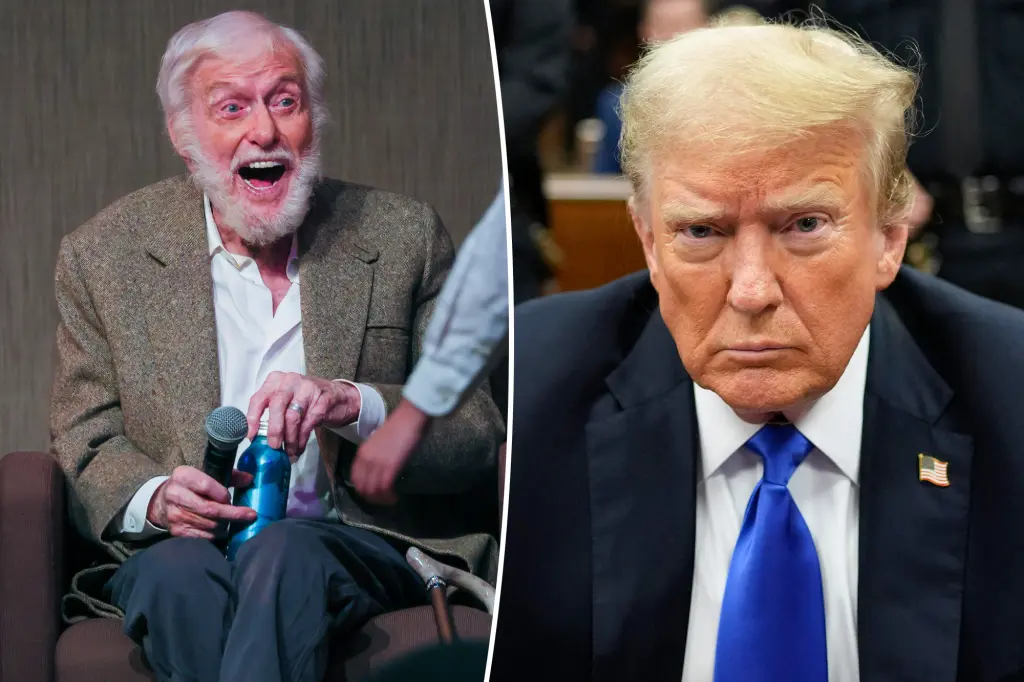 Featured image for Dick Van Dyke, 98, Criticizes Potential Trump Presidency with Viral Remarks