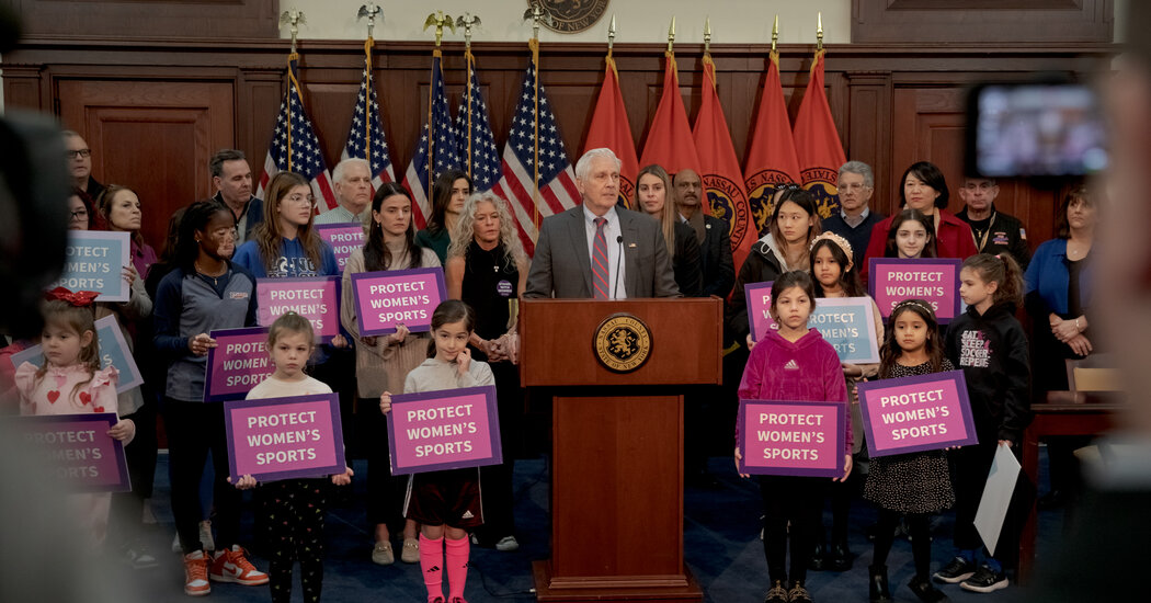 Featured image for "Nassau County Executive Issues Ban on Transgender Athletes in Girls' Sports"