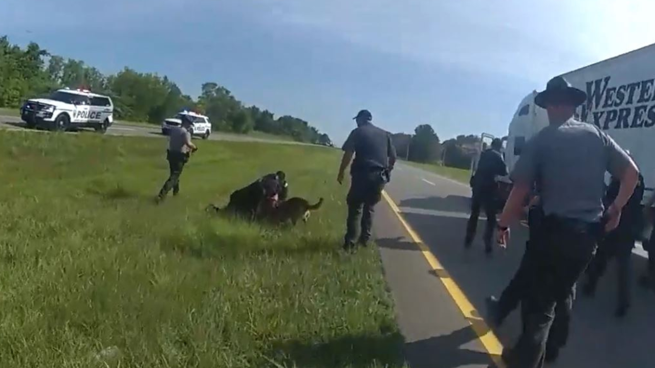 Featured image for "Police Union Challenges Firing of Circleville Officer as K9 Victim Seeks Legal Representation with Ben Crump"