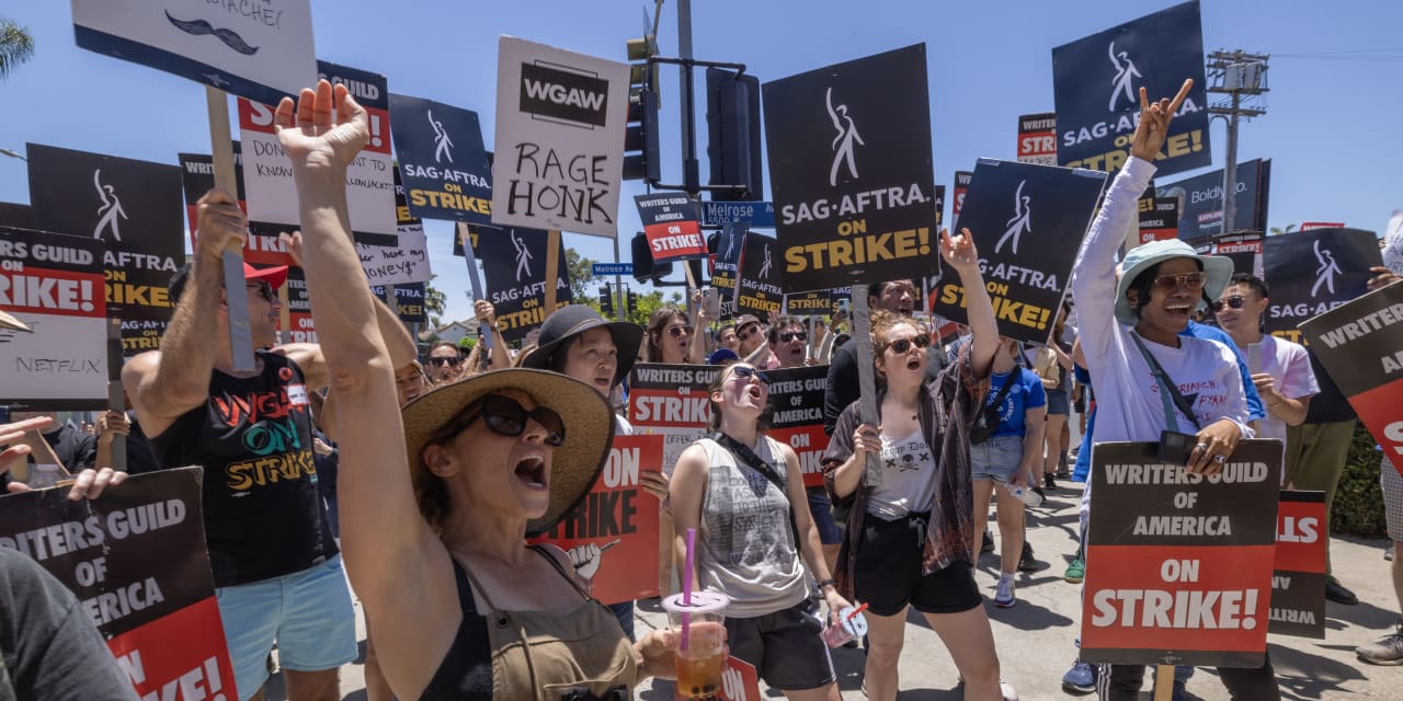 Featured image for Hollywood Writers Strike Ends with Tentative Deal, Boosting Netflix and Amazon Stocks