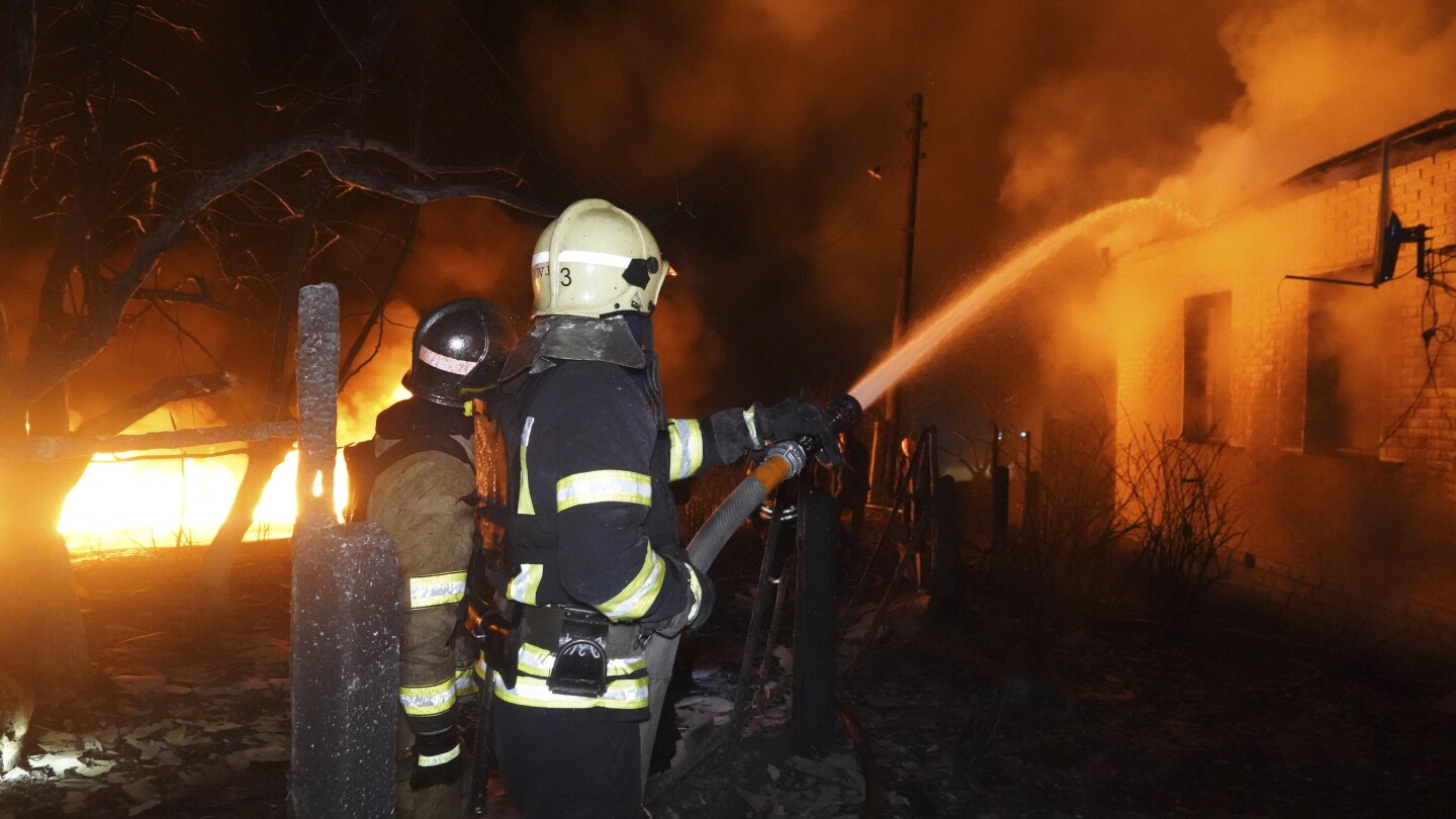 "Deadly Russian Drone Strikes Hit Ukrainian Cities"