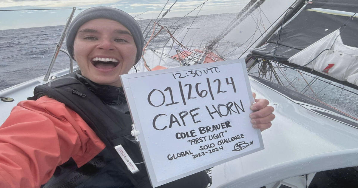 Featured image for "Maine Sailor Cole Brauer Makes History as First American Woman to Complete Solo Round-the-World Race"