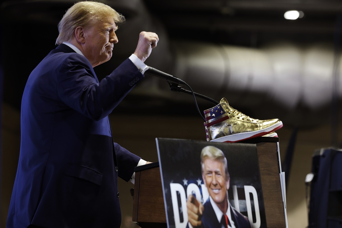 "Trump's $399 Sneakers: A Political Statement or Just Shoes?"