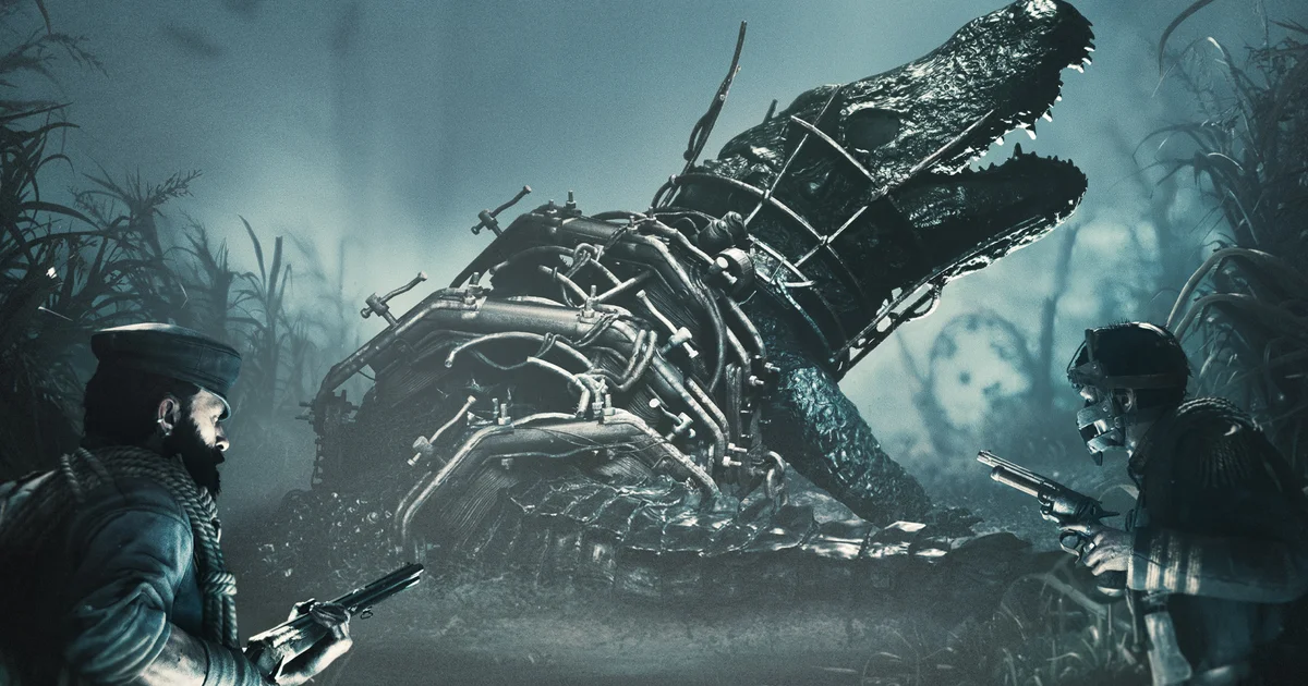 Featured image for "Massive Gator Boss and Rainy Challenges: Hunt Showdown's Latest Update Unveiled"