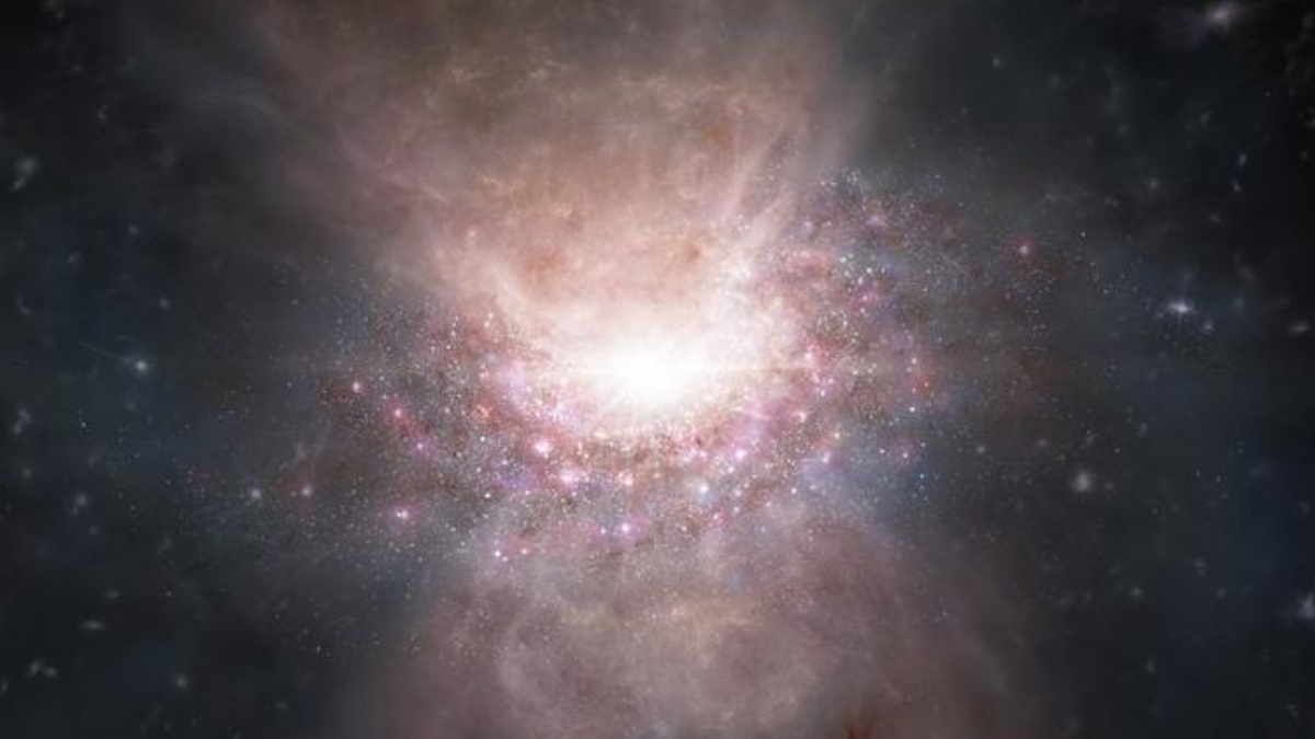 "Unveiling Ancient Universe: Black Hole's Impact on Star Formation"