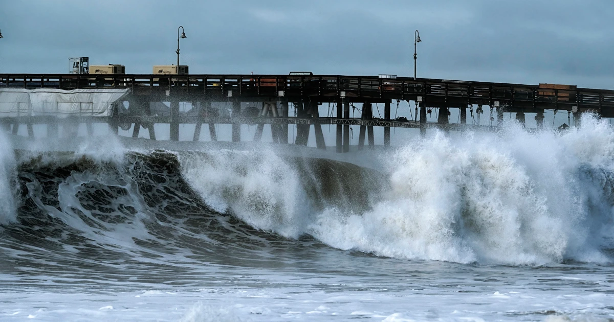 California's Iconic Piers Under Threat from Rising Seas and Frequent Storms