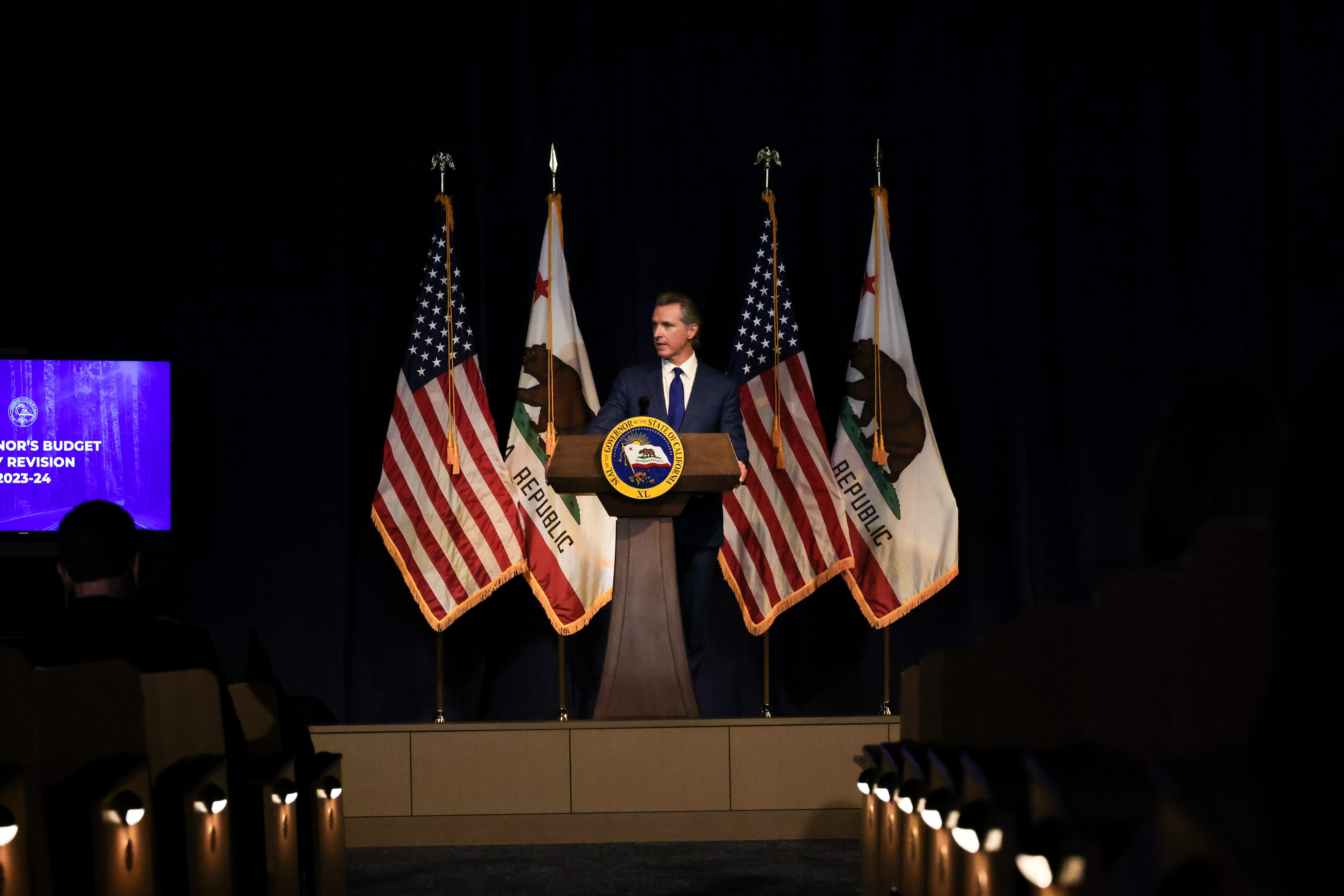 "Newsom's Revised Budget Plan Faces $32 Billion Deficit Challenge"