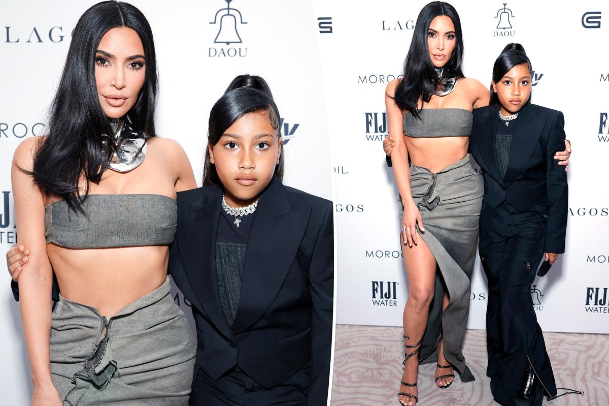 Featured image for Kim Kardashian and North West Shine at Daily Front Row Fashion Awards 2023