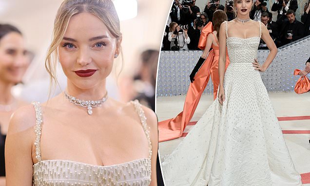 Featured image for Met Gala 2023: Miranda Kerr and Jenna Ortega stun with their fashion choices.