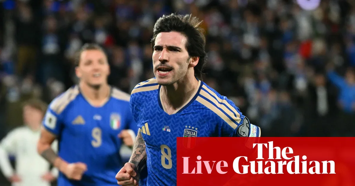 Tonali fires Italy to a 1-0 lead over Northern Ireland in WC 2026 playoff