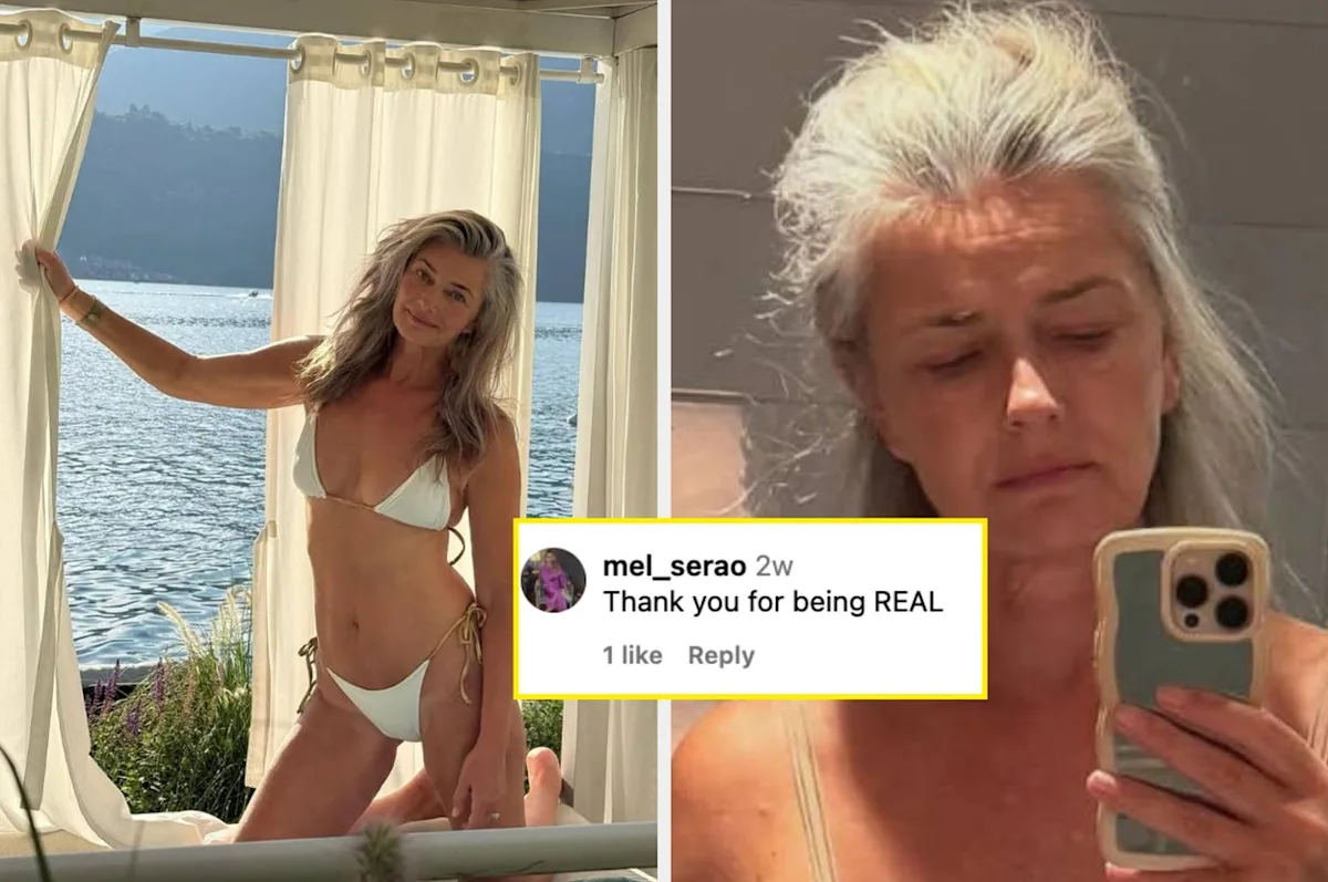 Featured image for Supermodel Receives Applause for Sharing Authentic Photos at 60