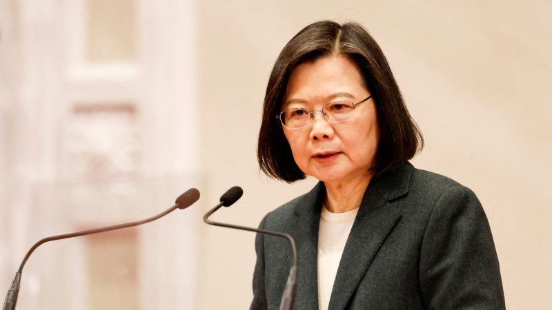 Taiwan's President to Visit US Amidst Tensions with China.