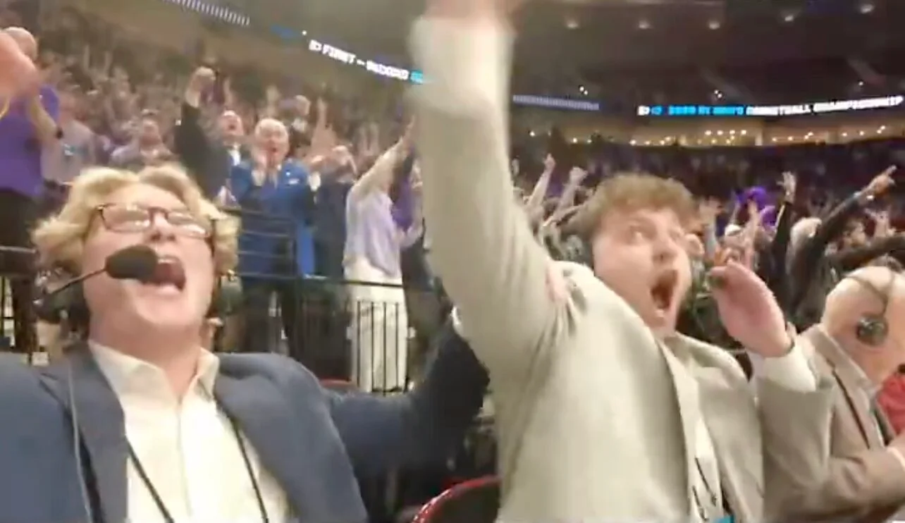Student Announcer Delivers Iconic Call as High Point Upsets Wisconsin in NCAA Tourney